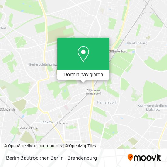 Berlin Bautrockner Karte
