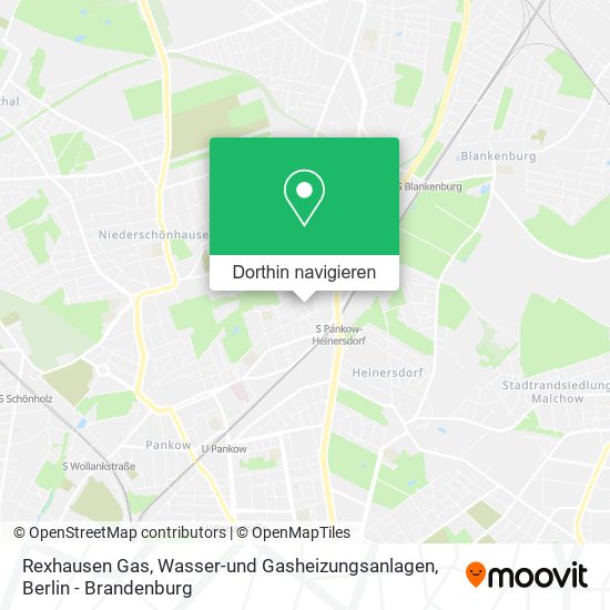 Rexhausen Gas, Wasser-und Gasheizungsanlagen Karte