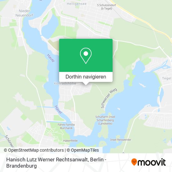 Hanisch Lutz Werner Rechtsanwalt Karte