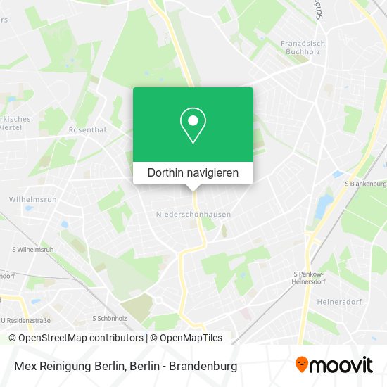 Mex Reinigung Berlin Karte