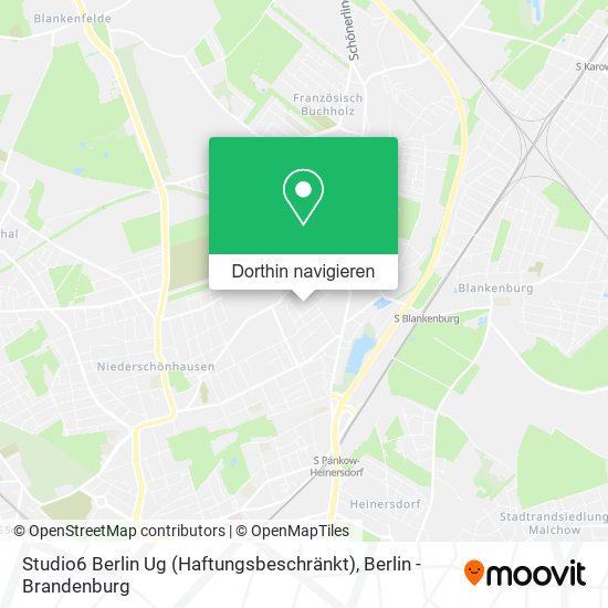 Studio6 Berlin Ug (Haftungsbeschränkt) Karte