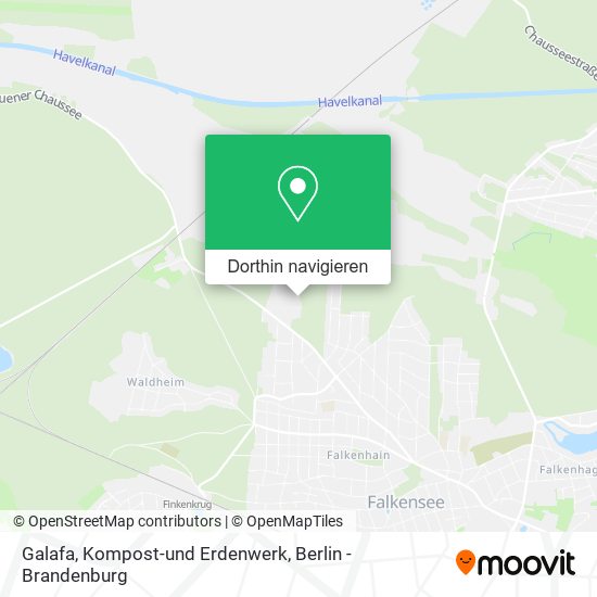 Galafa, Kompost-und Erdenwerk Karte