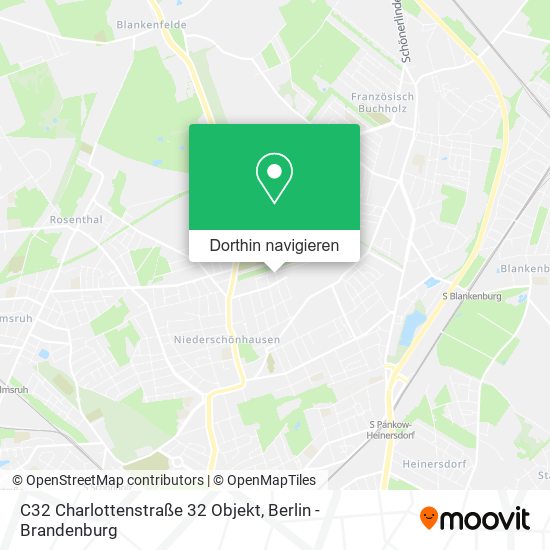 C32 Charlottenstraße 32 Objekt Karte