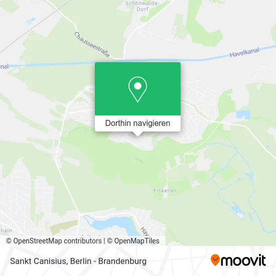 Sankt Canisius Karte