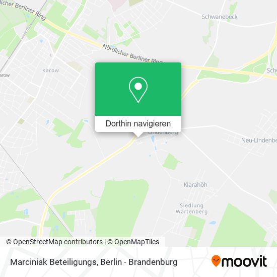 Marciniak Beteiligungs Karte