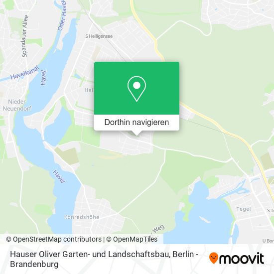 Hauser Oliver Garten- und Landschaftsbau Karte