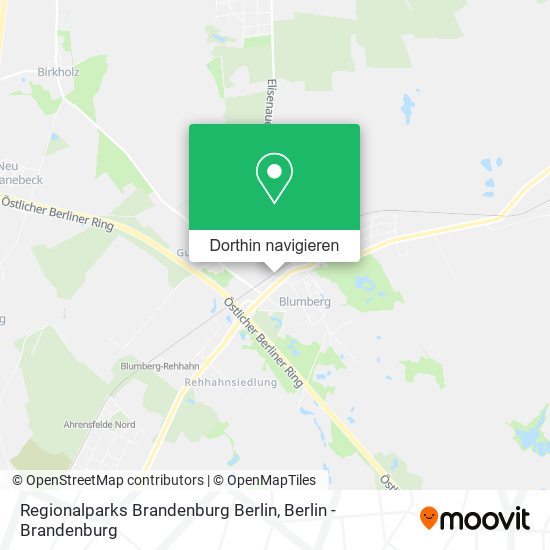 Regionalparks Brandenburg Berlin Karte