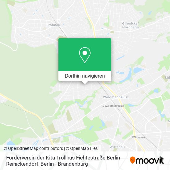 Förderverein der Kita Trollhus Fichtestraße Berlin Reinickendorf Karte