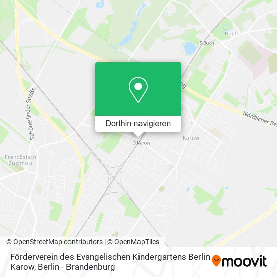 Förderverein des Evangelischen Kindergartens Berlin Karow Karte
