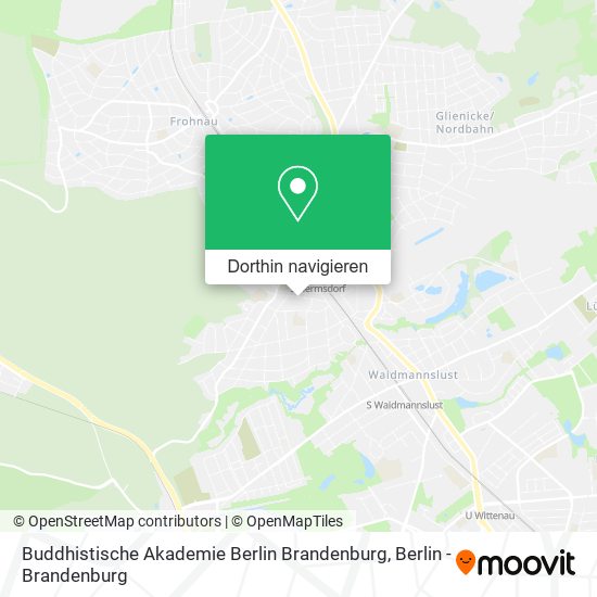 Buddhistische Akademie Berlin Brandenburg Karte