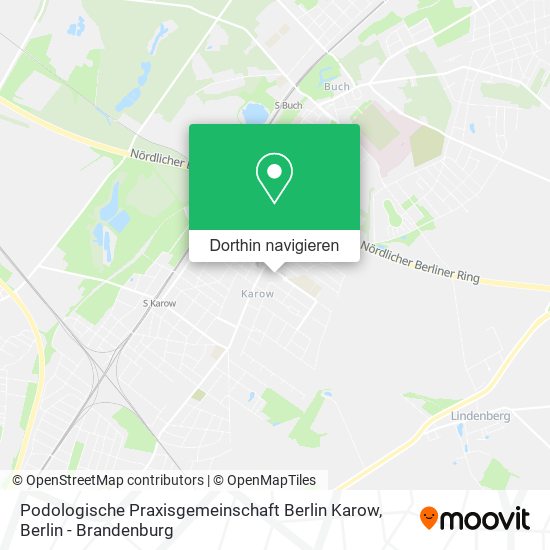 Podologische Praxisgemeinschaft Berlin Karow Karte