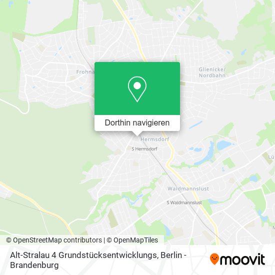 Alt-Stralau 4 Grundstücksentwicklungs Karte