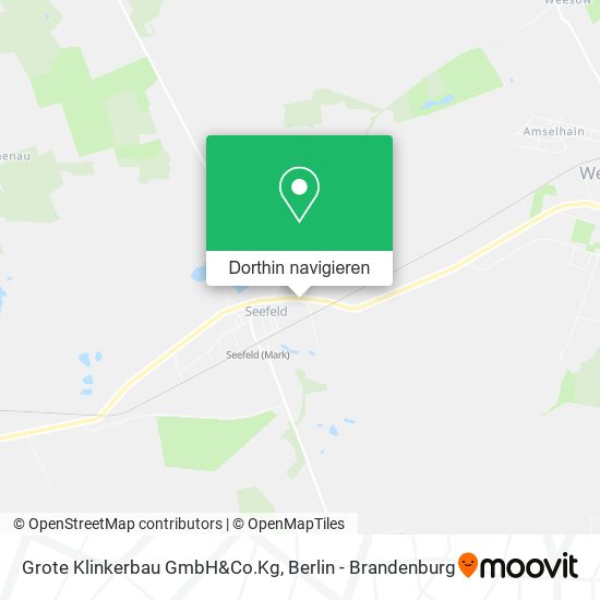 Grote Klinkerbau GmbH&Co.Kg Karte