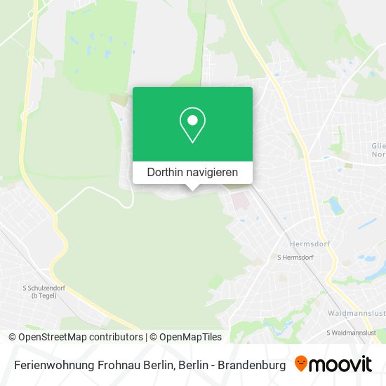 Ferienwohnung Frohnau Berlin Karte