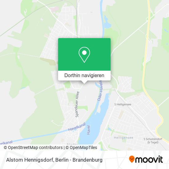 Alstom Hennigsdorf Karte