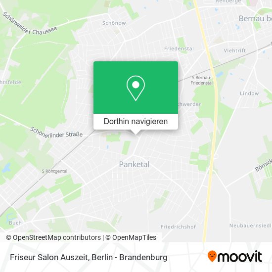 Friseur Salon Auszeit Karte