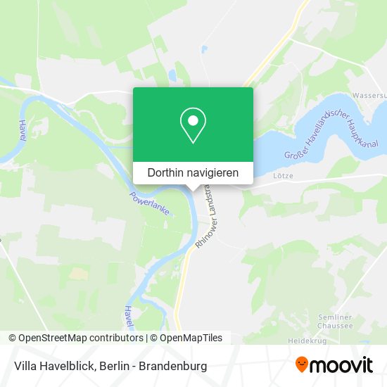 Villa Havelblick Karte