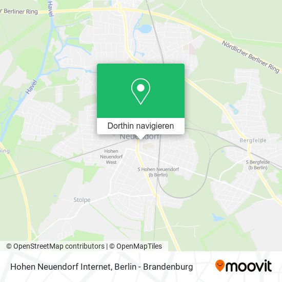 Hohen Neuendorf Internet Karte