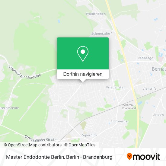 Master Endodontie Berlin Karte