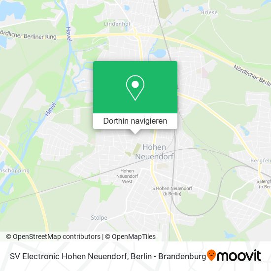 SV Electronic Hohen Neuendorf Karte