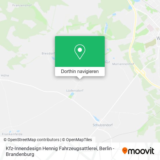 Kfz-Innendesign Hennig Fahrzeugsattlerei Karte