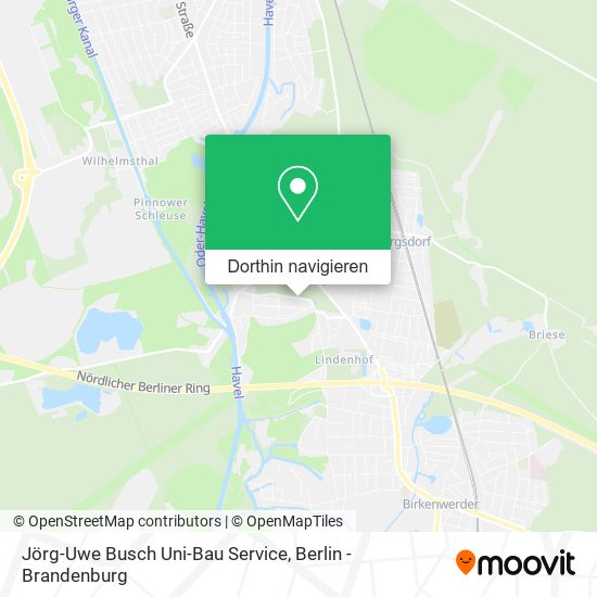 Jörg-Uwe Busch Uni-Bau Service Karte
