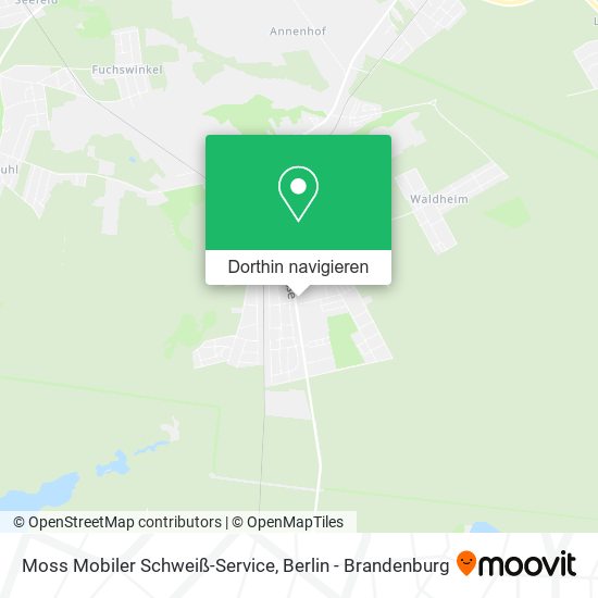 Moss Mobiler Schweiß-Service Karte