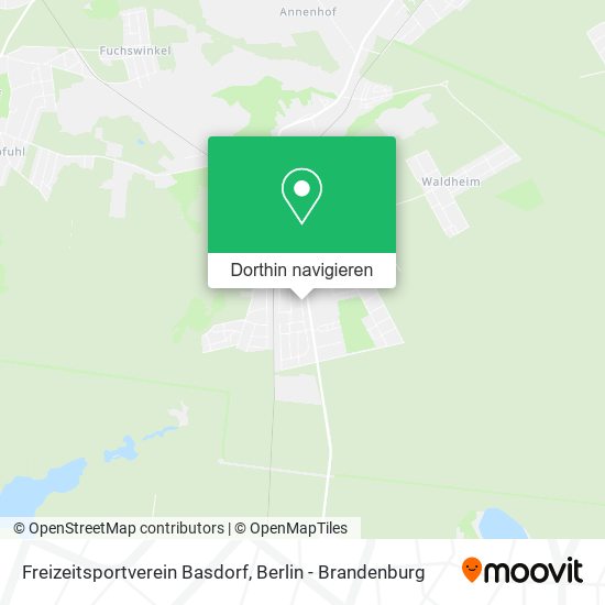 Freizeitsportverein Basdorf Karte
