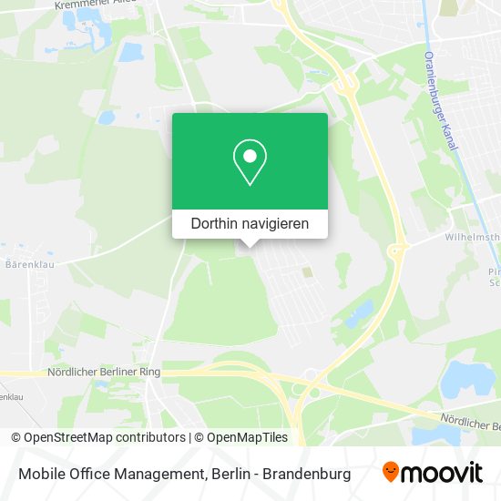Mobile Office Management Karte