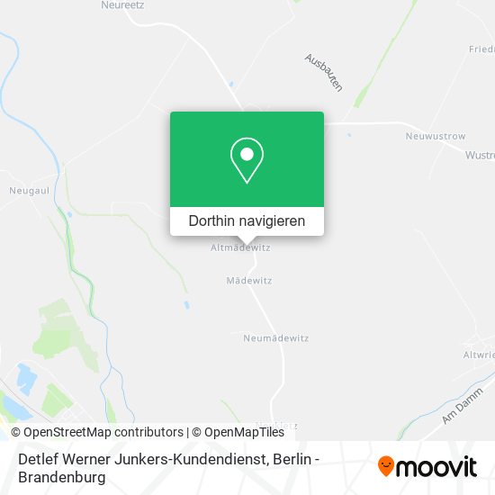 Detlef Werner Junkers-Kundendienst Karte