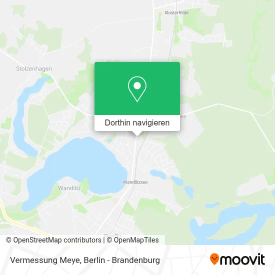 Vermessung Meye Karte