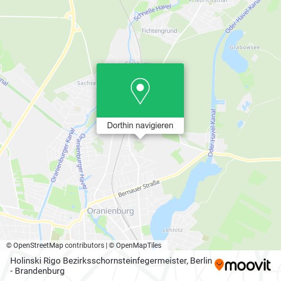 Holinski Rigo Bezirksschornsteinfegermeister Karte