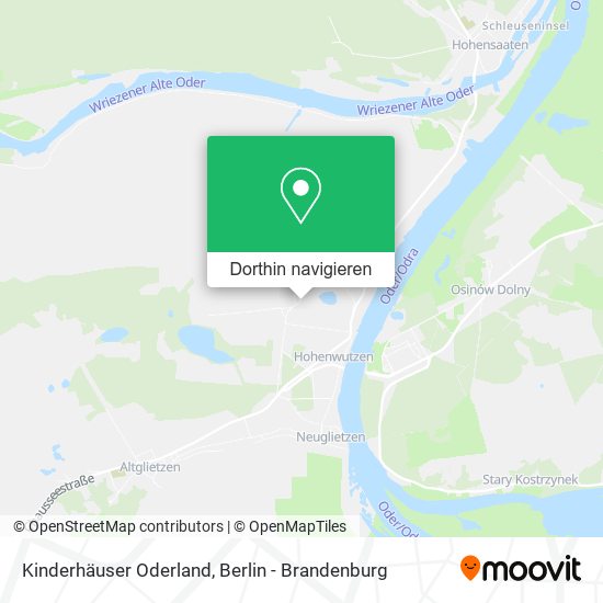 Kinderhäuser Oderland Karte