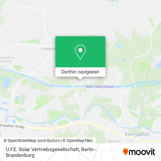 U.F.E. Solar Vertriebsgesellschaft Karte