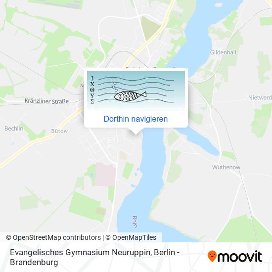 Evangelisches Gymnasium Neuruppin Karte