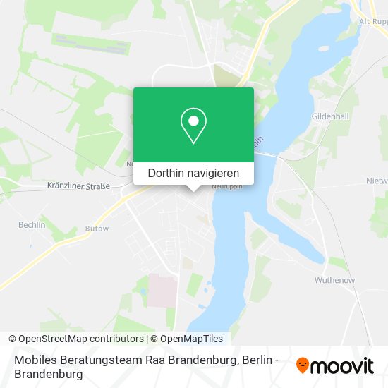 Mobiles Beratungsteam Raa Brandenburg Karte