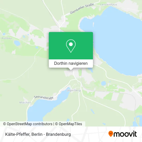 Kälte-Pfeffer Karte