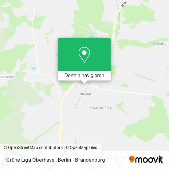 Grüne Liga Oberhavel Karte