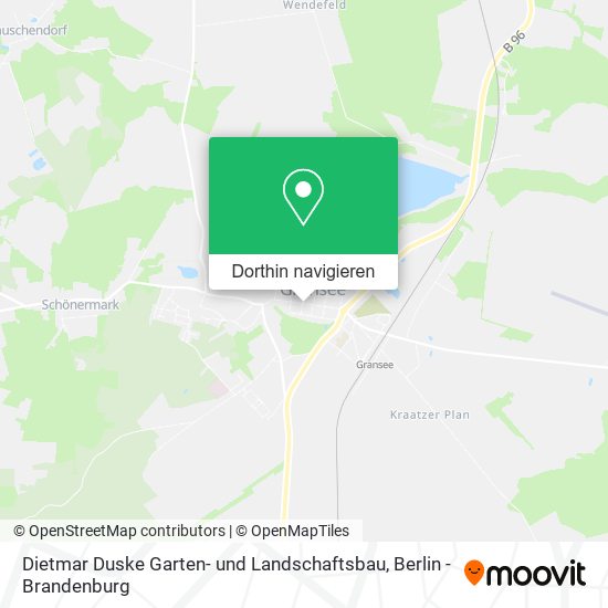 Dietmar Duske Garten- und Landschaftsbau Karte