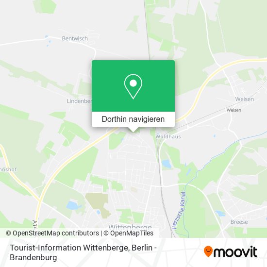 Tourist-Information Wittenberge Karte