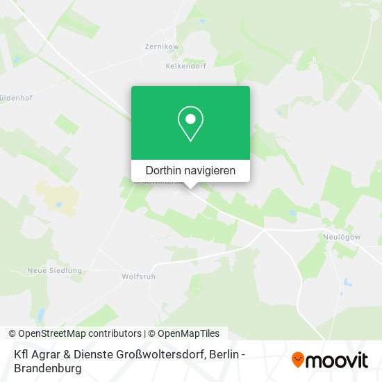 Kfl Agrar & Dienste Großwoltersdorf Karte