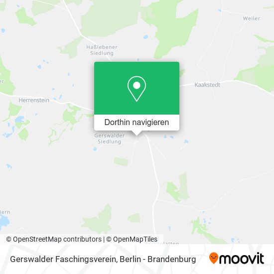Gerswalder Faschingsverein Karte