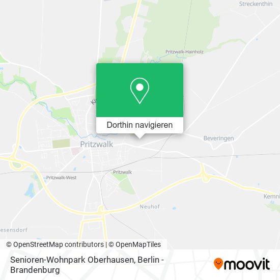 Senioren-Wohnpark Oberhausen Karte