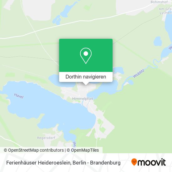 Ferienhäuser Heideroeslein Karte