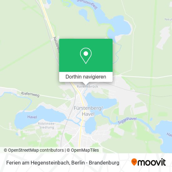 Ferien am Hegensteinbach Karte