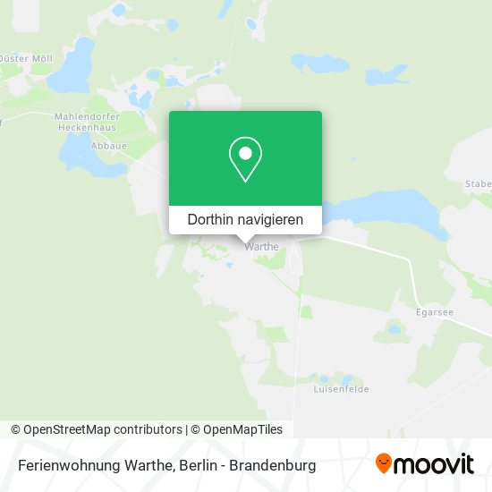 Ferienwohnung Warthe Karte