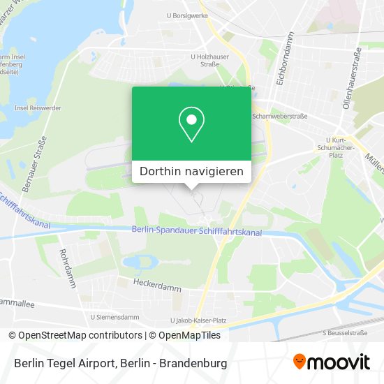 Berlin Tegel Airport Karte