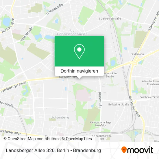 Landsberger Allee 320 Karte