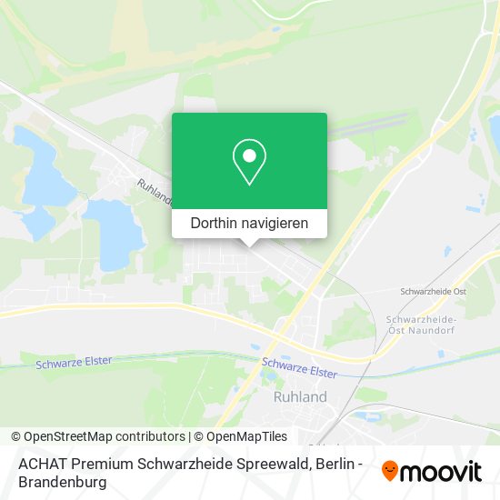 ACHAT Premium Schwarzheide Spreewald Karte