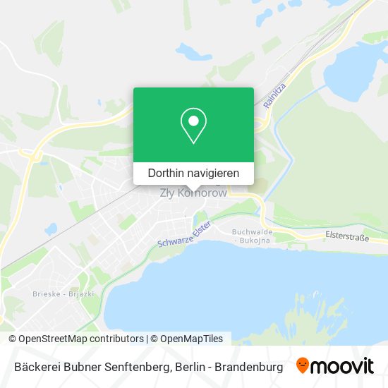Bäckerei Bubner Senftenberg Karte